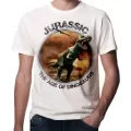 Jurassic Park Dinazor Baskılı 3D Tişört-1505C