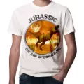 Jurassic Park Dinazor Baskılı 3D Tişört-1506C