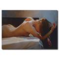 Nude Kadın Kanvas Tablo