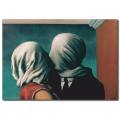 Rene Magritte Lovers Kanvas Tablo