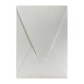 Üçgen kapaklı davetiye zarfı beyaz
