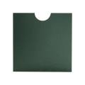 16x16cm koyu yeşil davetiye zarfı