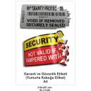 Garanti Etiketleri