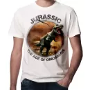 Jurassic Park Dinazor Baskılı 3D Tişört-1505C