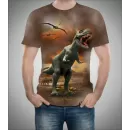 Dinazor Desenli 3D Tişört