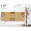 Kuşak aksesuar detaylı düğün kartı - Concept 5619