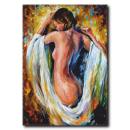 Kadın Yağlı Boya Kanvas Tablo