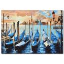 Mavi Yelkenli Yağlı Boya Tablo