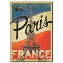 Paris Vintage Poster Kanvas Tablo
