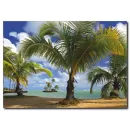 Palmiye Ağaçları Temalı kanvas Tablo