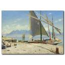 Kayıkçılar Temalı Kanvas Tablo