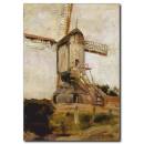 Yel Değirmeni Yağlıboya Kanvas Tablo