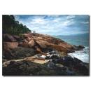 Okyanus ve Dağ Kanvas Tablo