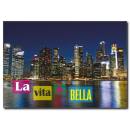 Şehir Manzaralı Kanvas Tablo