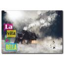 Karlar Altında Dağ Evi Kanvas Tablo