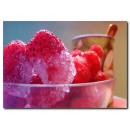 Dondurulmuş Çilek Kanvas Tablo