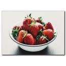 Çilek Tabağı Kanvas Tablo
