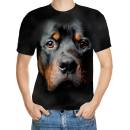 Rotweiler Desenli 3D Tişört