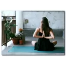 Yoga Yapan Kadın Kanvas Tablo