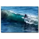 Hırçın Dalgalarda Sörf Deneyimi Kanvas Tablo