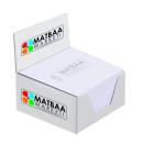 250 Yapraklı Küp Bloknot 7.5x7.8 Cm, Beyaz Kağıt, Baskılı, Kutulu