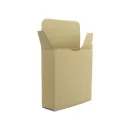 Küçük Dikey Ürün Kutusu - 11x11x3,5 Cm - Kraft Kendinden Katlamalı