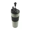 French Press Termos 500 ML - Metalik Gümüş