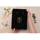 Çantalı, Kadife Yüzeyli Lüks Davetiye - Erdem 5106C