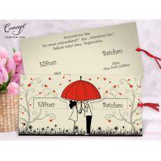 Karikatürize düğün kartı - Concept 5484