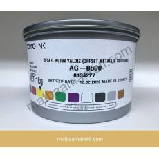 Dyo Toyo Altın Yaldız Matbaa Boyası AG-600 - 1 Kg