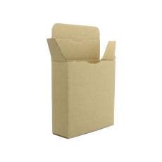 Küçük Dikey Ürün Kutusu - 14x14x4,5 Cm - Kraft Kendinden Katlamalı