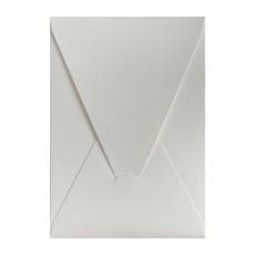 Üçgen kapaklı davetiye zarfı beyaz