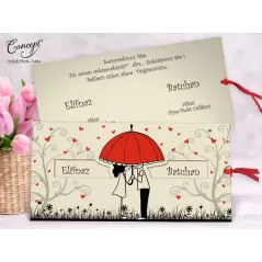 Karikatürize düğün kartı - Concept 5484