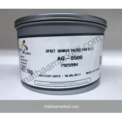 Dyo Toyo Gümüş Yaldız Matbaa Boyası AG-500 - 1 Kg