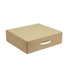 Plastik Kulplu Kraft Çanta Kutu 50x40x10 cm