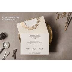 Wedding Davetiye 8386