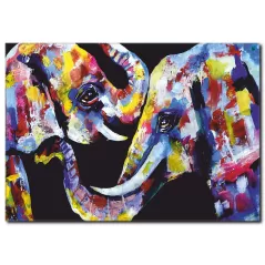Renkli Filler Temalı Kanvas Tablo