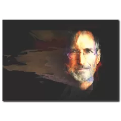 Steve Jobs Kanvas Tablo