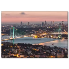 Işıklı Boğaz Köprüsü Kanvas Tablo