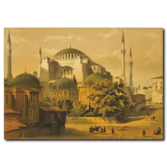 Osmanlı Dönemi İstanbul Kanvas Tablo