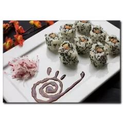 Sushi Tabağı Temalı Kanvas Tablo