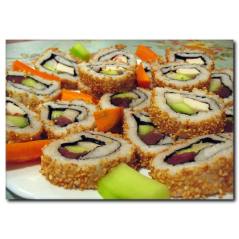 Sushi Lezzeti Temalı Kanvas Tablo