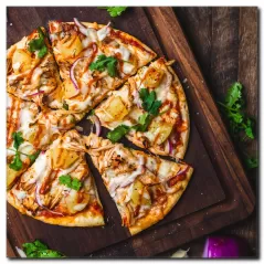 Tavuklu Pizza Kanvas Tablo