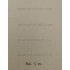 Krem Sedefli Işıltılı Karton - 300 Gr - 70x100 Cm - Satin Cream