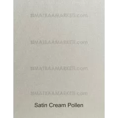 Sedefli Krem Pollen Karton - 250 Gr - 70x100 Cm - Satin Cream Pollen