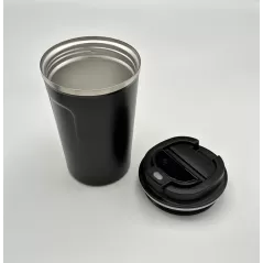 Dereceli Akıllı Termos 380 Ml - Siyah