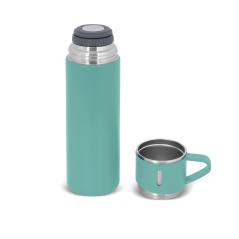Bardaklı Çelik Termos  500 Ml - Yeşil