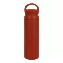 Filtreli ve Ele Geçmeli Çelik Termos 500 Ml - Kırmızı