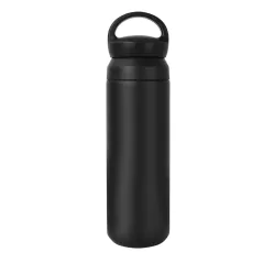 Filtreli ve Ele Geçmeli Çelik Termos 500 Ml - Siyah