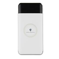 Kablosuz Şarj Cihazı - 10.000 mAh beyaz